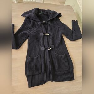 Lauren Ralph Lauren Navy Blue Nautical Cardigan w/Toggle Closure Size‎ Large